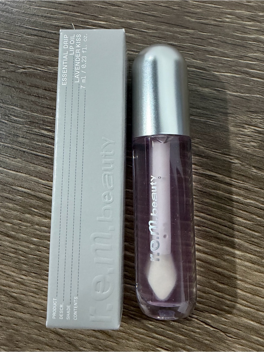 R.E.M. Beauty Essential Drip Lip Oil in Lavender Kiss NEW